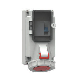 Bals Elektrotech - CEE-Steckdose abschaltbar, abgesichert (IEC 60309) Wandsteckdose abgesichert 15110 16A 5p 400V 6h IP67