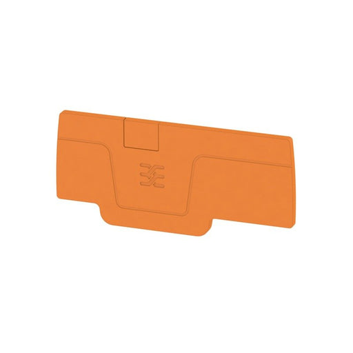 Weidmüller - Abschluss- und Zwischenplatte für Reihenklemme Abschlussplatte AEP 3C 2.5 OR 64.15mmx2.1mm,or − 50 Stück