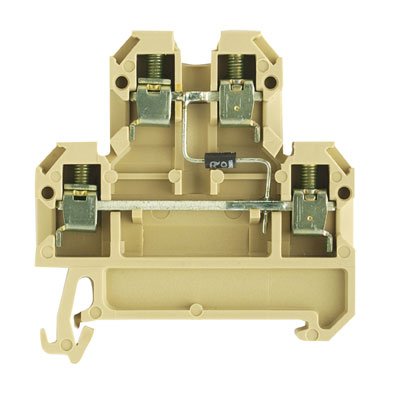 Weidmüller - Bauelement-Reihenklemme Durchgangsklemme DK 4/35 1D A2 − 25 Stück