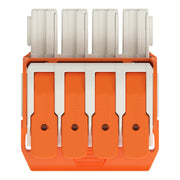 WAGO GmbH & Co. KG - Ein- und mehrpolige Klemmenleiste 1-Leiter-Federleiste,Hebel 832-1104/320-000 PushinCAGECLAMP,lgr − 20 Stück