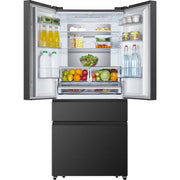 Hisense - Kühl-/Gefrierkombination Kühl/Gefrierkombi SbS RF 540 N4SBF2 Black Steel-Look