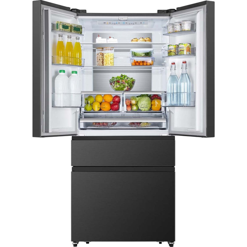 Hisense - Kühl-/Gefrierkombination Kühl/Gefrierkombi SbS RF 540 N4SBF2 Black Steel-Look