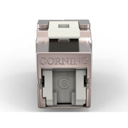 Corning - Modularer Steckverbinder RJ45 Keystone KAXESM-00101-C001-BP Kat. 6, BP24 − 24 Stück