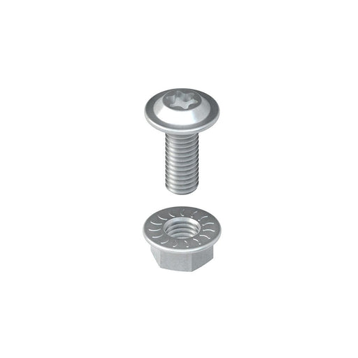 Niedax - Maschinenschraube/Bolzen Linsenkopfschraube M6 LFM 6X16-TX V Länge 16mm − 50 Stück