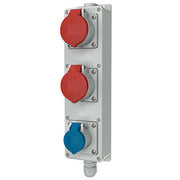 Mennekes - CEE-Steckdosen-Kombination (IEC 60309) Steckdosenleiste TL 96704 2xCEE16A5P,CEE16A3P