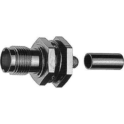 Telegärtner - Koax-Steckverbinder TNC Kabeleinb.buchse 100023823 löt/cr RG59 75Ohm − 5 Stück
