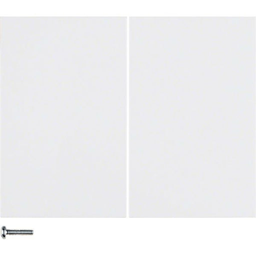 Berker - Bussystem-Tastwippe KNX-Funk Taste 2fach 85146179 polarweiß glänzend