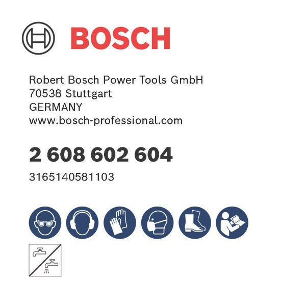 Bosch - Trenn-/Schleifscheibe Diamanttrennscheibe 2608602604 Standard for Stone