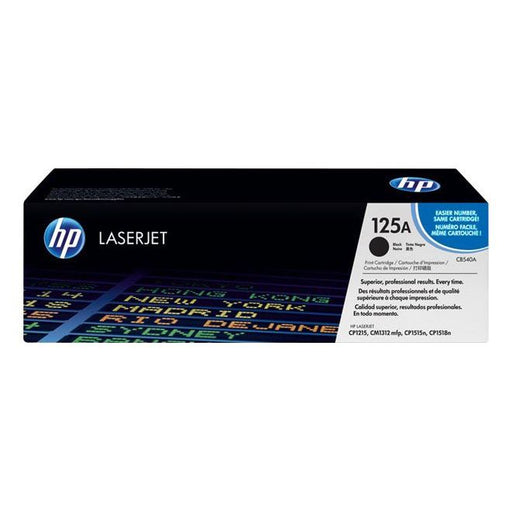 HP - Verbrauchsmaterial für Telefax/Drucker/MFC Lasertoner CB540A sw 2.200 Seiten,schwarz