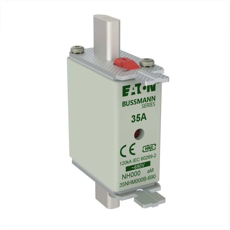 Eaton - Messersicherung Sicherungseinsatz Nieders. 35NHM000B-690 35A AC 690V 120kA − 3 Stück