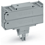 WAGO - Bauelementestecker Doppelsicherungsstecker 2003-911 grau − 25 Stück