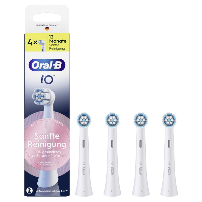 ORAL-B - Zubehör/Ersatzteile für Körperpflegegeräte Aufsteckbürste EB iO SanfteReiws4er Mundpflege-Zubehör  − 1 Stück