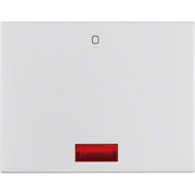 Berker - Abdeckung/Bedienelement für Installationsschalterprogramme Wippe Alu 14177103 rt Linse/Aufdruck 0