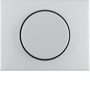 Berker - Abdeckung/Bedienelement für Installationsschalterprogramme Zentralstück alu 11357003 f. Drehdimmer