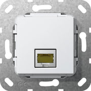 Gira - Einsatz/Abdeckung für Kommunikationstechnik Modular Jack RJ45 Cat6A 569603 rws LSA Plus Buchse