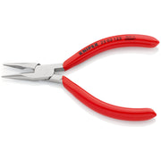 Knipex - Flachzange Flachrundzange 25 03 125 mit Schneide, 125mm