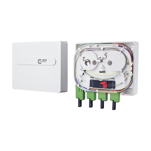Metz Connect - Kommunikationsanschlussdose LWL OpDAT ADT splice 4xE2000-S 1501195U04HC APC OS2