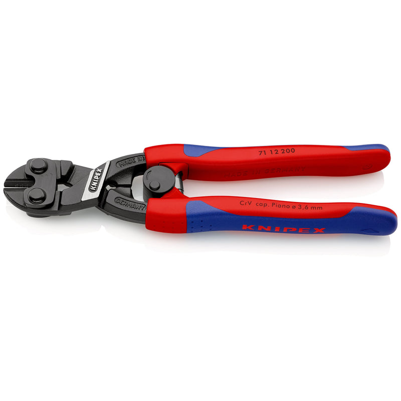 Knipex - Bolzenschneider CoBolt-Bolzenschneider 71 12 200 mit Hüllen, 200mm
