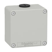 Schneider Electric - Gehäuse für Befehls- und Meldegeräte Leergehäuse XAP, Metall XAPD11 grau, ohne Bohrung