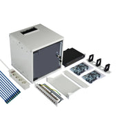 EFB-Elektronik - Netzwerkgehäuse Wandgehäuse WGB-1006GR.30-SET1 Set 10Zoll 6HE