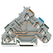 WAGO - Initiator/Aktor-Reihenklemme 4-Leiter-Initiatorenklemme 280-588 − 50 Stück