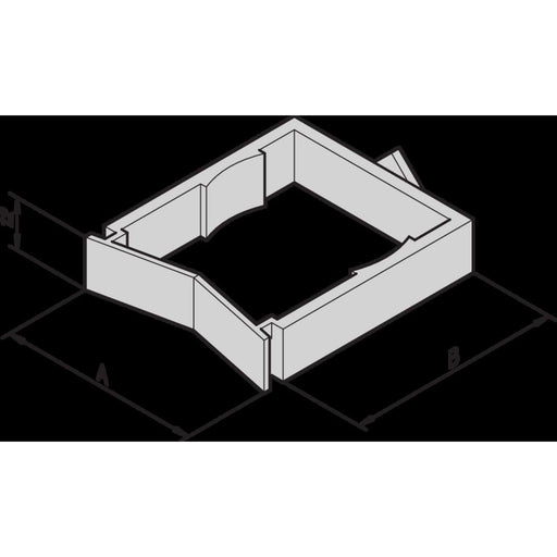 Schroff - Kabelführung für Gehäuse/Schränke Kabelöse 21101150 (VE25)