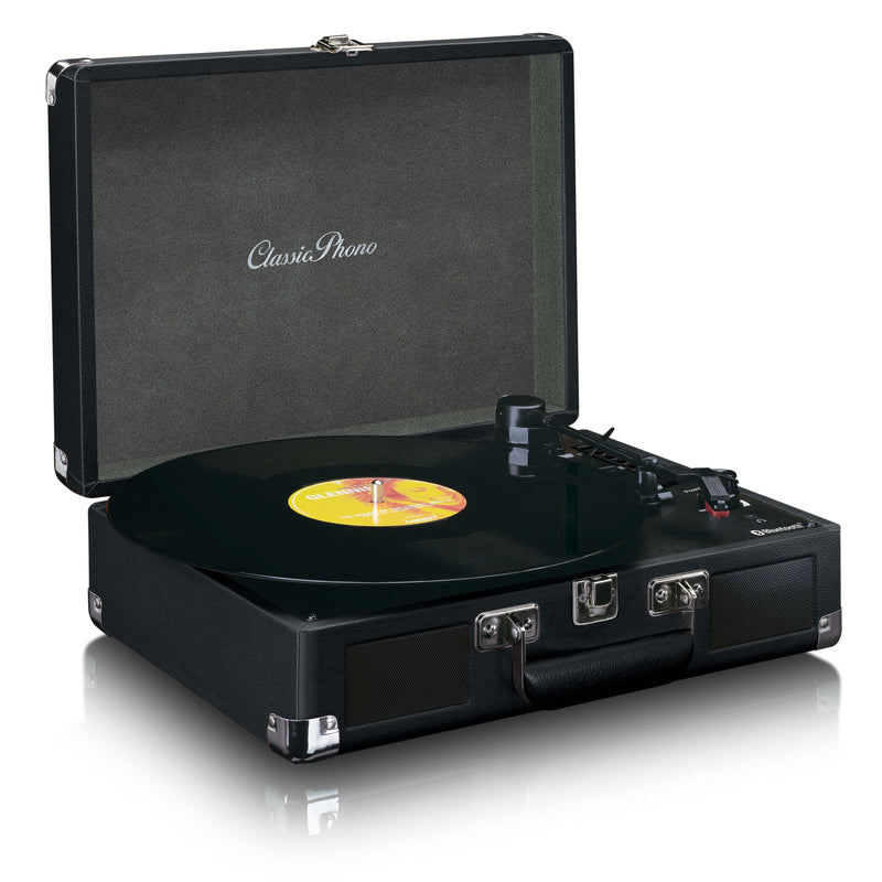 CLASSIC PHONO - Schallplattenspieler Koffer-Plattenspieler TT-115BK Retro,BT