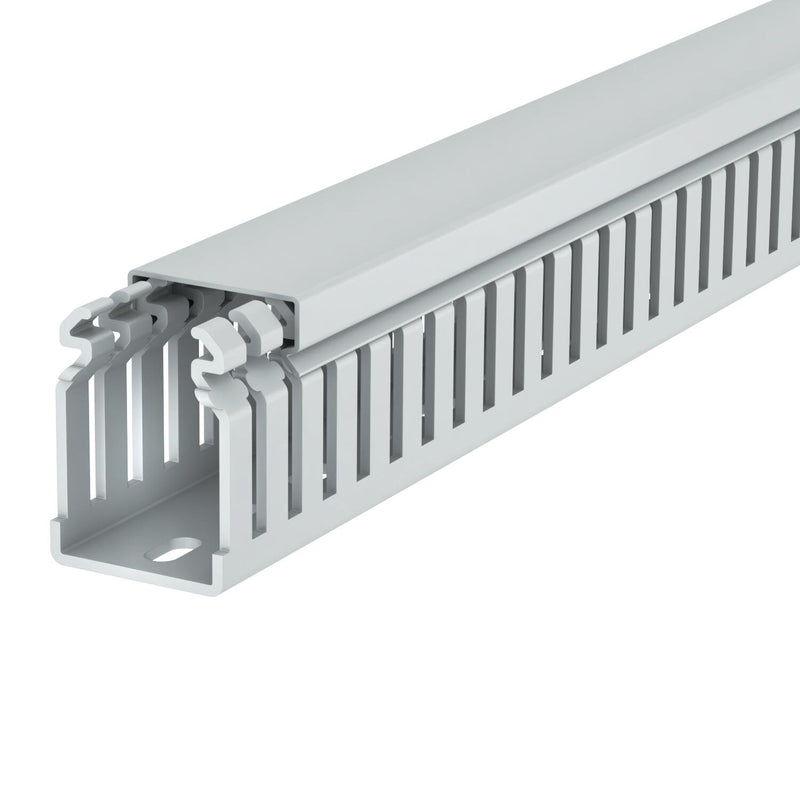 OBO Bettermann - Verdrahtungskanal halogenf LKVH 50037 hfr 50x37,5x2000 lgr − 48 Meter