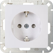 Kopp - Steckdose HK05 - Schutzkontakt- 920602002 Steckdose, arktis-ws − 10 Stück
