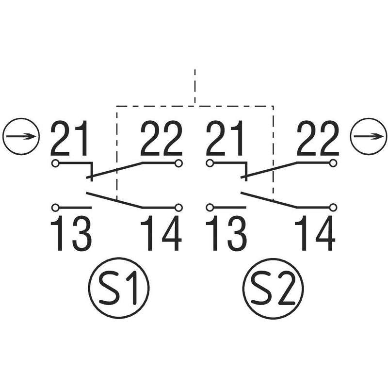 Schmersal - Fußschalter T2FH23222UEDR/22UEDR