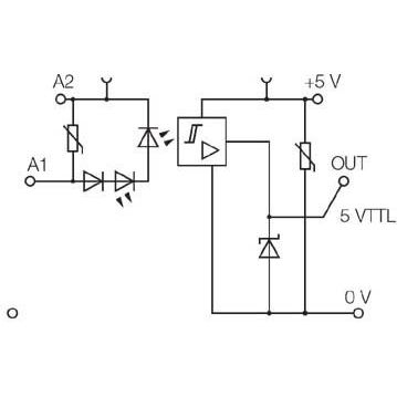 Weidmüller - Optokoppler Solid-State-Relais MOS 12-28VDC/5VTTL TTL