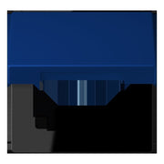 Jung - Abdeckrahmen Klappdeckel m. Stellfeder LC 990 BFKL 261 bleu outremer fonce