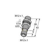Turck - Induktiver Näherungsschalter Sensor BI4-G12K-AP6X-H1141 induktiv