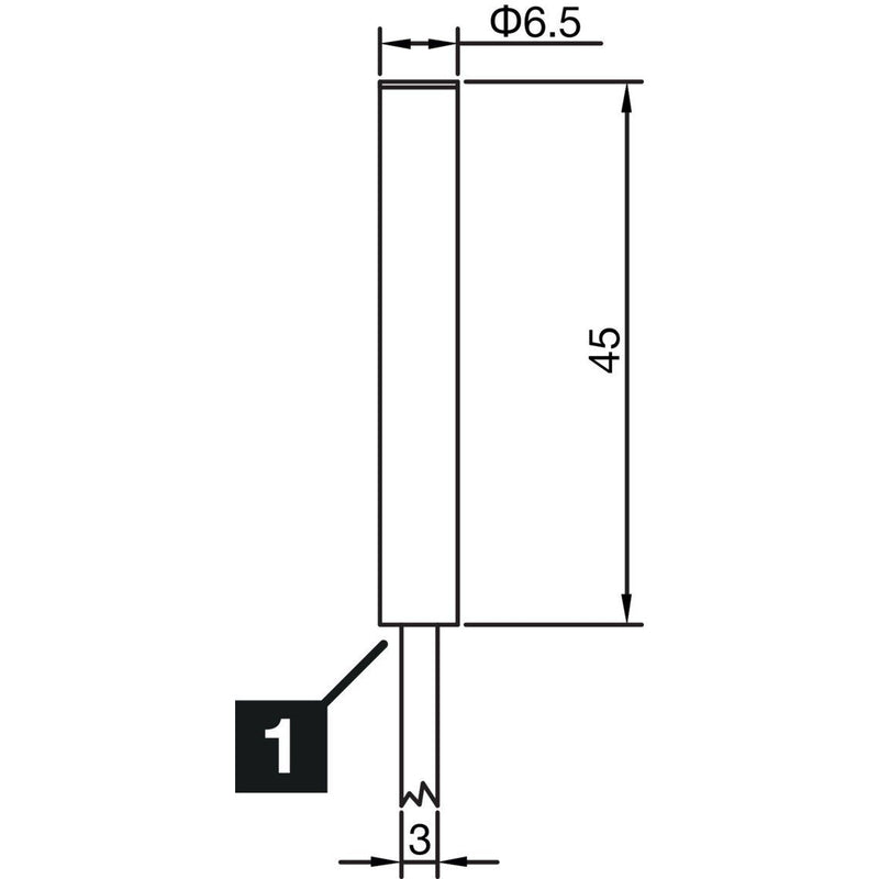 Di-soric - Induktiver Näherungsschalter Induktiver Näherungssensor INSM-6D5-B02NS-2C 2mm, bündig