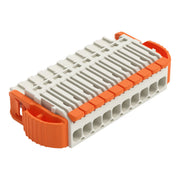 WAGO - Kabelsteckverbinder für Leiterplattensteckverbinder 1-Leiter-Federleiste,Hebel 2734-1110/038-000 PushinCAGECLAMP,lgr − 50 Stück