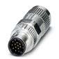 Phoenix Contact - Rundsteckverbinder, feldkonfektionierbar (Industriesteckverbinder) Steckverbinder SACC-MS-17PCON SCO 17-polig St/ger M12