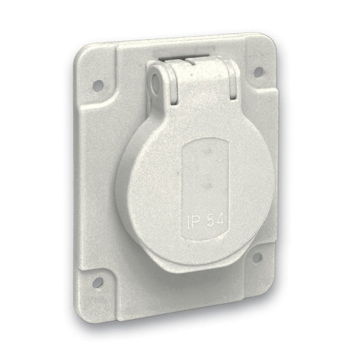 Schneider Electric - Schutzkontakt-Anbausteckdose Schutzkont. Steckdose PKS62G Seite grau, IP54 − 20 Stück