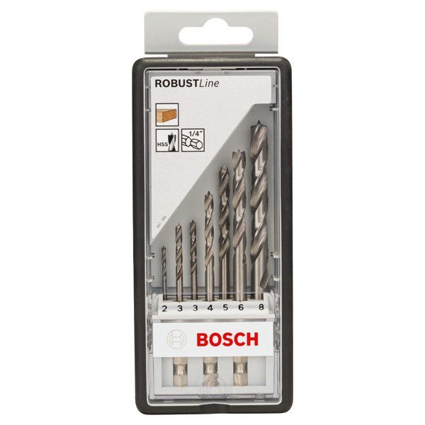 Bosch - Bohrer-Set PRO Wood HSS 2607019923 Holzspiralbohrer