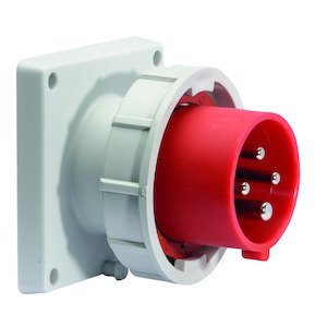 Bals Elektrotech - CEE-Gerätestecker (IEC 60309) Flansch-Gerätestecker 32A 28107 4p 400V 6h IP67