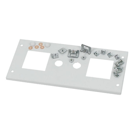 Eaton - Frontplatte (Schaltschrank) Frontblende +Einbausatz XME0604CM Mess 2x72 grau