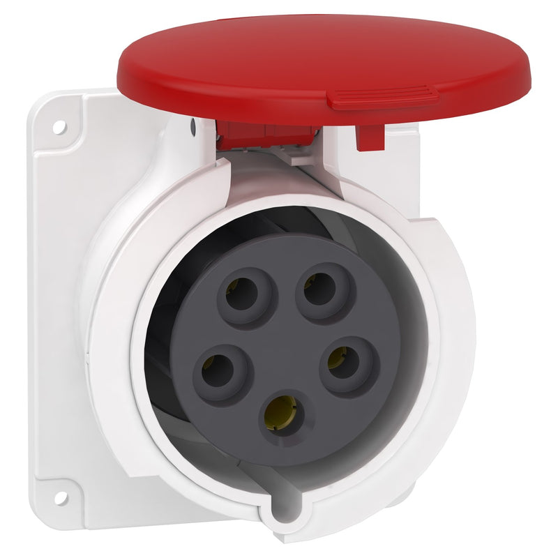 Schneider Electric - CEE-Anbausteckdose (IEC 60309) Industriesteckdose PKY32G435 gerade, 32A, 3p+N+E