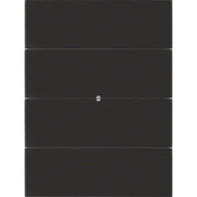 Berker - Bussystem-Tastsensor Lichtszenentastsensor 75168692 8fach Glas schwarz