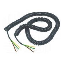 Pepperl+Fuchs Fabrik - Energiekabel < 1 kV, für ortsveränderlichen Einsatz Spiralkabel-Meterware SPK 4x0,25m#64314851 − 1 Stück