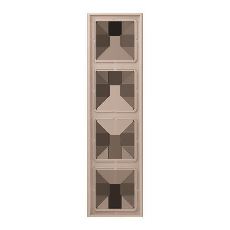 Jung - Abdeckrahmen Rahmen 4-fach LC 984 240 ombre brulee claire