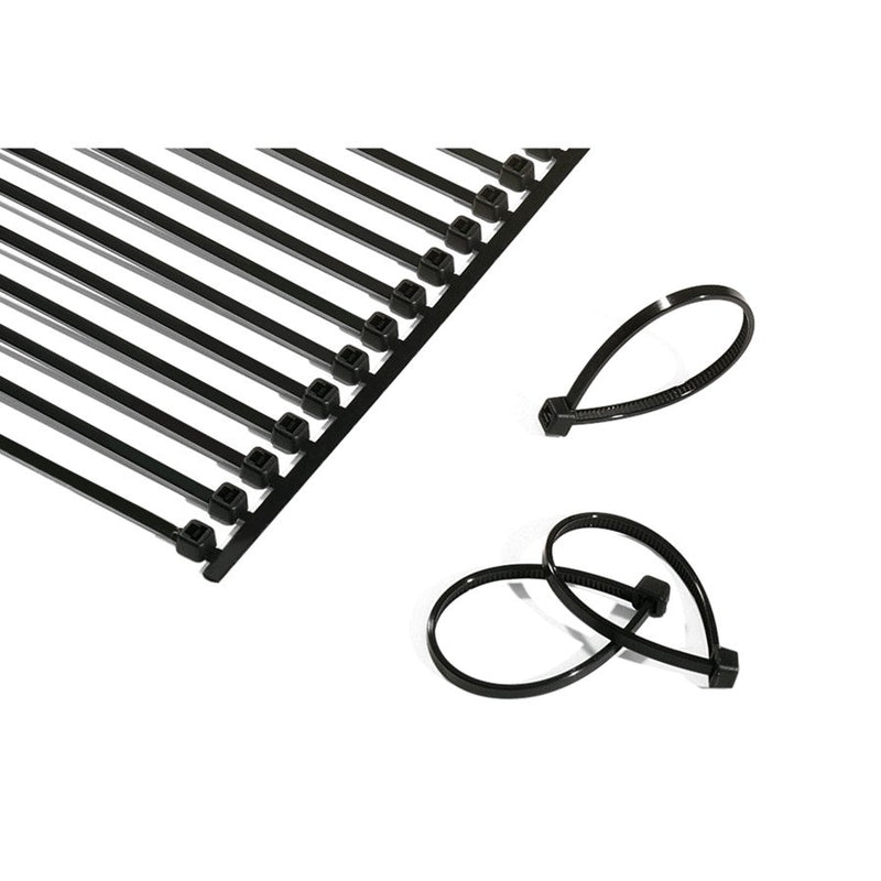 HellermannTyton - Kabelbinder Kabelbinderspule 120-50010 100x2,5 mm schwarz − 14000 Stück