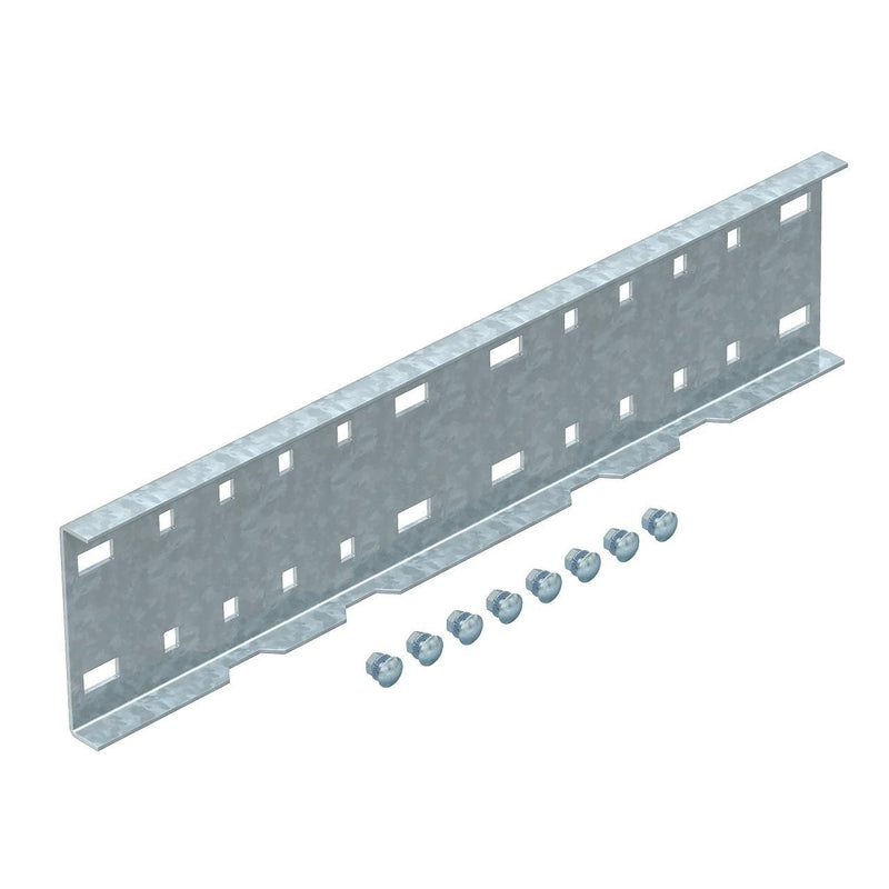 OBO Bettermann - Verbinder für Kabeltragsystem Längsverbinder WRVL 110 FS 110x500mm − 2 Stück