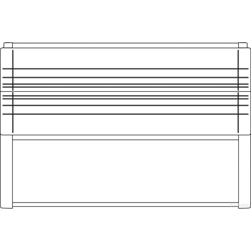 Elsta Mosdorfer - Sockel/Sockelelement (Schaltschrank) Sockel X3 950/470 RAL7035