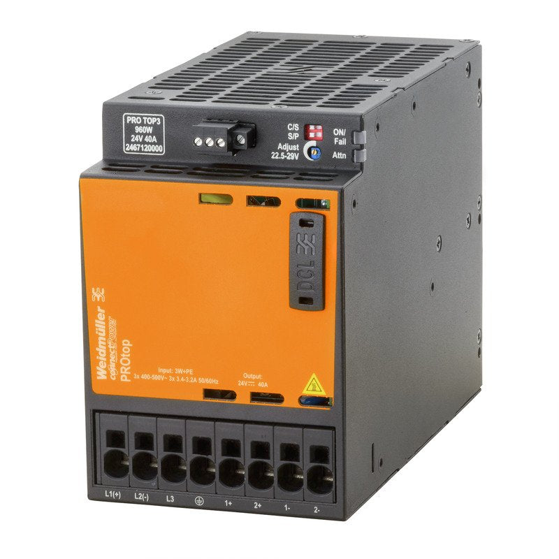 Weidmüller - Gleichstromversorgung Schaltnetzteil PRO TOP3 960W 24V40A 24V 40A − 1 Stück
