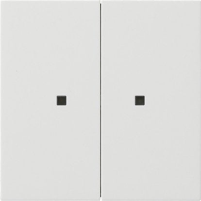 Gira - Abdeckung/Bedienelement für Installationsschalterprogramme Wippe 2f. 5369112 S3000 unbedruckt