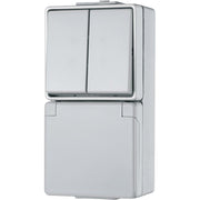 Jung - Schalter-/Steckdosenkombination SCHUKO-Steckdose 675 W 16A 250V